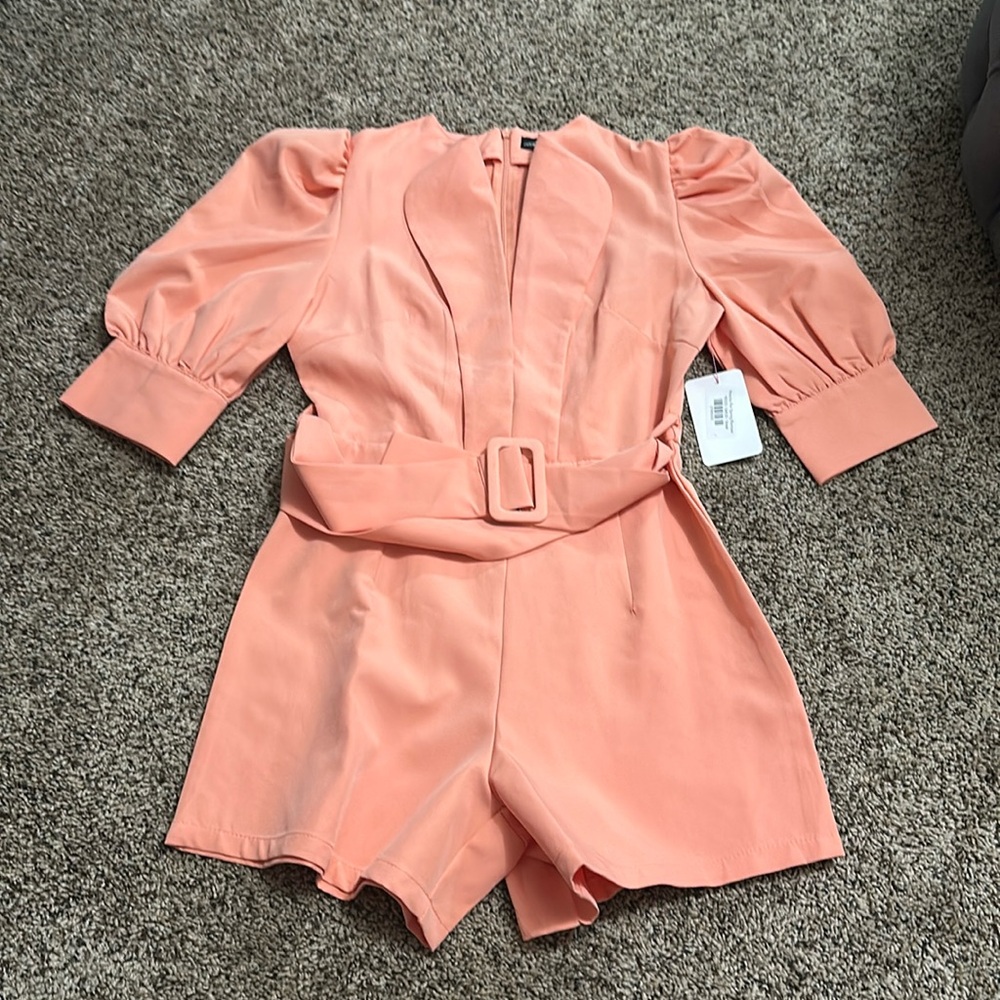 Peach Romper